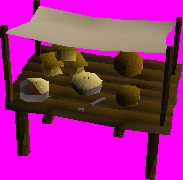 A Arkenor market stall used for Thieving